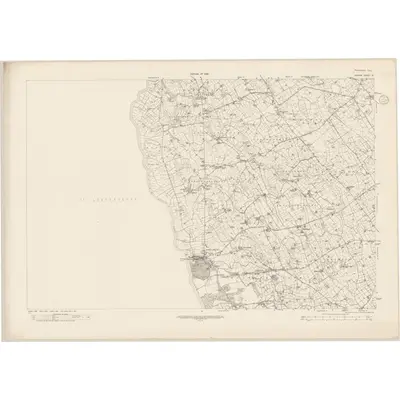 1922 Map of Antrim - Sheet 31, 1933 Print