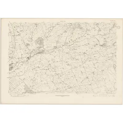 1921 Map of Antrim - Sheet 33, 1933 Print