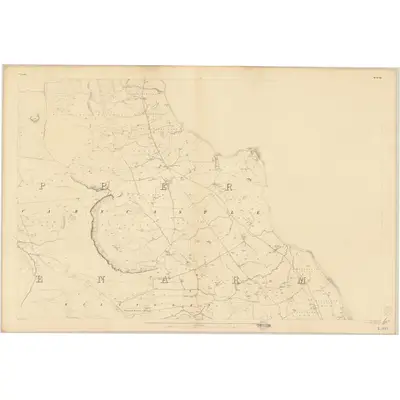 1833 Map of Antrim - Sheet 35, 1837 Print