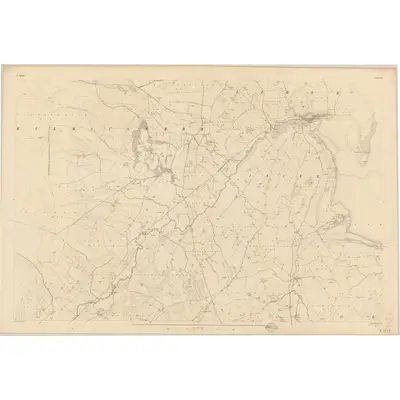 1832 Map of Antrim - Sheet 40, 1837 Print