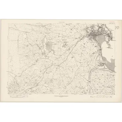 1930 Map of Antrim - Sheet 40, 1933 Print