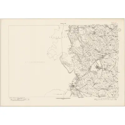1921 Map of Antrim - Sheet 42, 1933 Print
