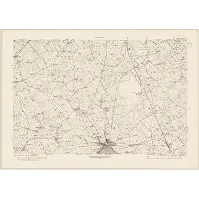 1921 Map of Antrim - Sheet 43, 1933 Print