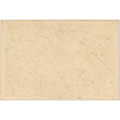 1833 Map of Antrim - Sheet 44, 1837 Print
