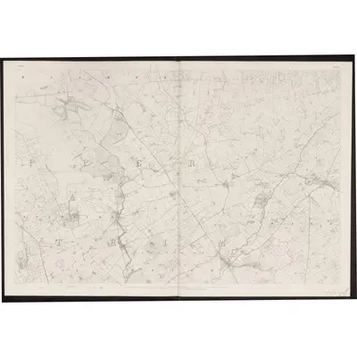 1832 Map of Antrim - Sheet 45, 1862 Print