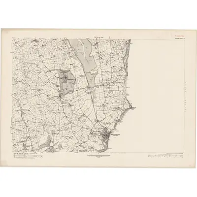 1921 Map of Antrim - Sheet 47, 1933 Print