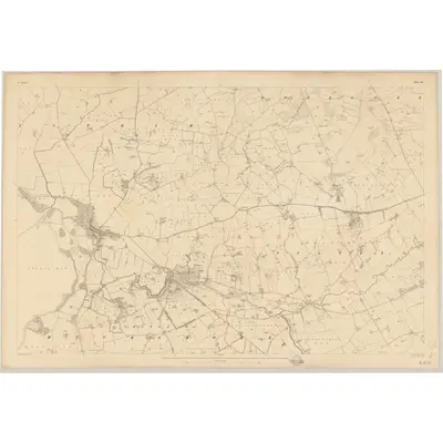 1832 Map of Antrim - Sheet 50, 1837 Print
