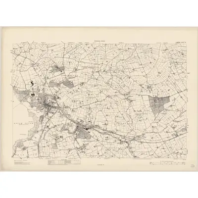1963 Map of Antrim - Sheet 50, 1964 Print