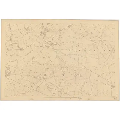 1832 Map of Antrim - Sheet 51, 1838 Print