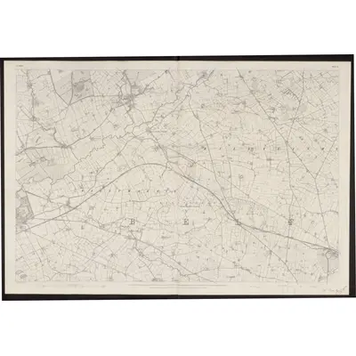 1832 Map of Antrim - Sheet 51, 1863 Print