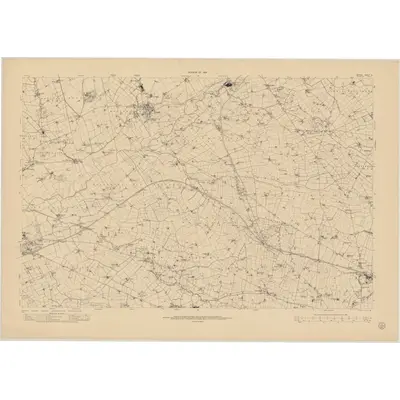 1954 Map of Antrim - Sheet 51, 1957 Print