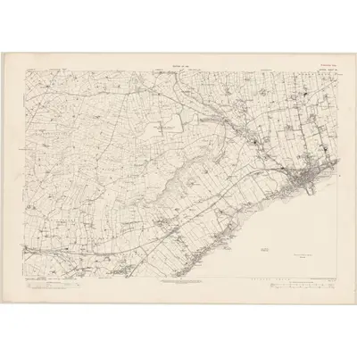 1921 Map of Antrim - Sheet 52, 1931 Print