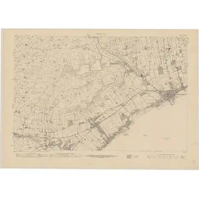 1935 Map of Antrim - Sheet 52, 1955 Print