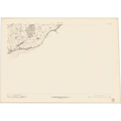 1945 Map of Antrim - Sheet 53, 1951 Print