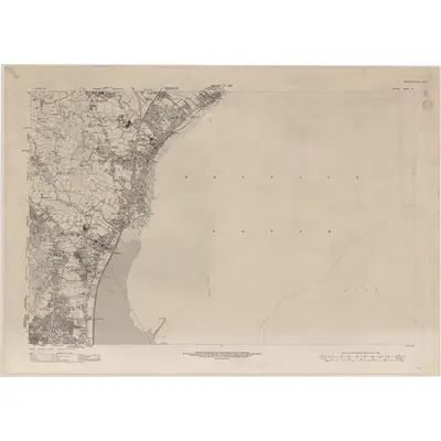 1938 Map of Antrim - Sheet 57, 1942 Print