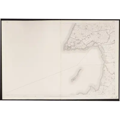 1832 Map of Antrim - Sheet 58, 1863 Print