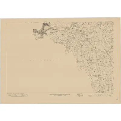 1950 Map of Antrim - Sheet 6, 1954 Print