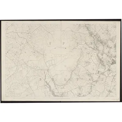 1832 Map of Antrim - Sheet 60, 1863 Print
