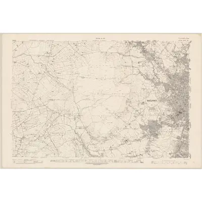 1921 Map of Antrim - Sheet 60, 1925 Print