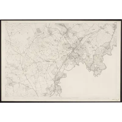 1832 Map of Antrim - Sheet 64, 1862 Print