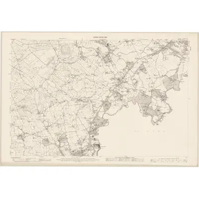 1901 Map of Antrim - Sheet 64, 1904 Print