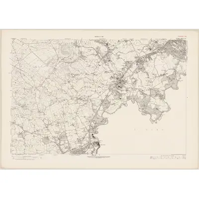 1920 Map of Antrim - Sheet 64, 1932 Print