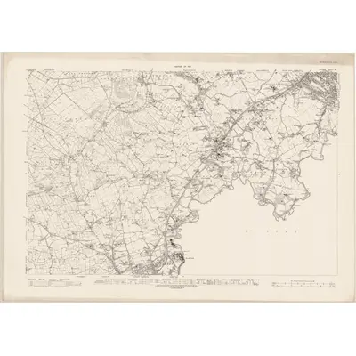 1922 Map of Antrim - Sheet 64, 1925 Print