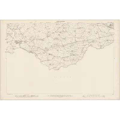 1900 Map of Antrim - Sheet 67, 1903 Print