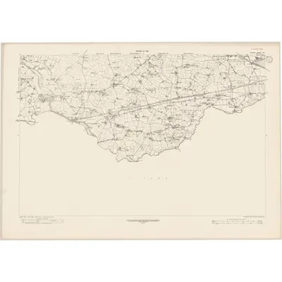 1920 Map of Antrim - Sheet 67, 1933 Print