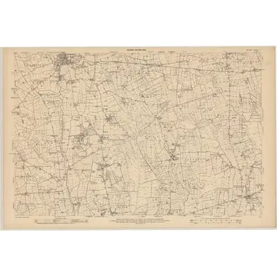 1904 Map of Antrim - Sheet 7, 1906 Print