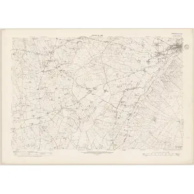 1931 Map of Antrim - Sheet 8, 1935 Print