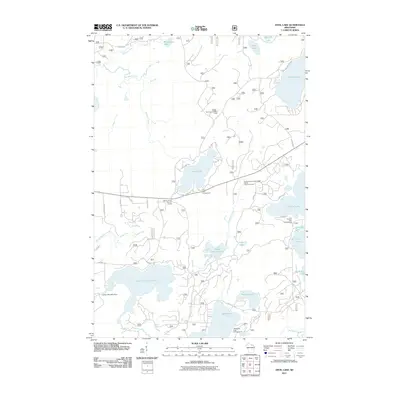 2011 Map of Anvil Lake, 2011 Print
