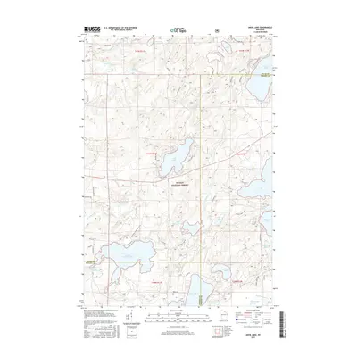 2015 Map of Anvil Lake, 2015 Print