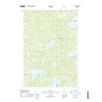 2018 Map of Anvil Lake, 2018 Print