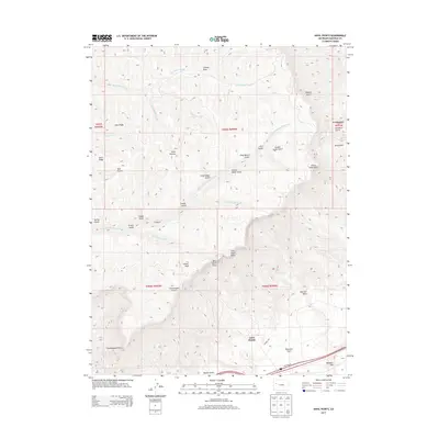 2013 Map of Anvil Points, 2013 Print
