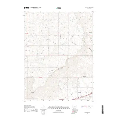 2019 Map of Anvil Points, 2019 Print