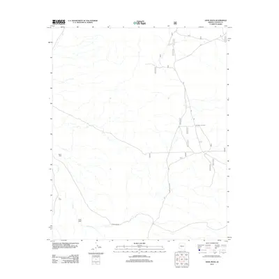 2012 Map of Anvil Rock, 2012 Print