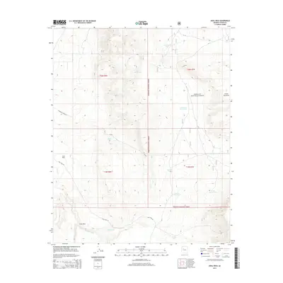 2014 Map of Anvil Rock, 2014 Print