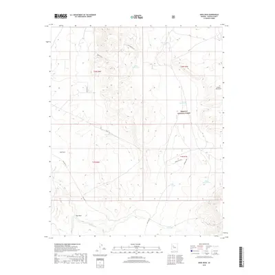 2018 Map of Anvil Rock, 2018 Print