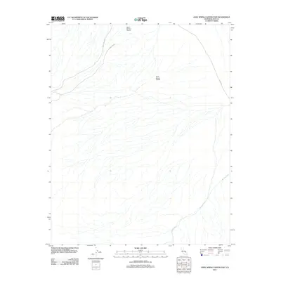 2012 Map of Anvil Spring Canyon East, 2012 Print