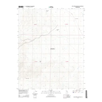 2015 Map of Anvil Spring Canyon East, 2015 Print