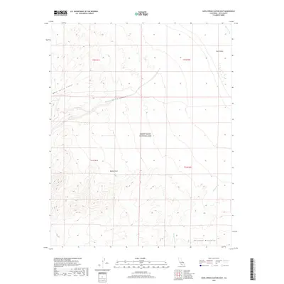 2018 Map of Anvil Spring Canyon East, 2018 Print