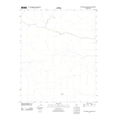 2012 Map of Anvil Spring Canyon West, 2012 Print