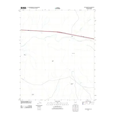 2011 Map of Apache Butte, 2011 Print