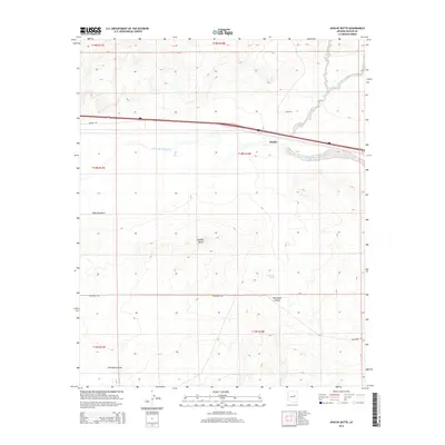 2014 Map of Apache Butte, 2014 Print