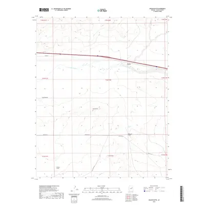 2018 Map of Apache Butte, 2018 Print