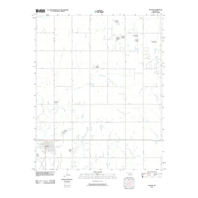 2010 Map of Apache, 2010 Print