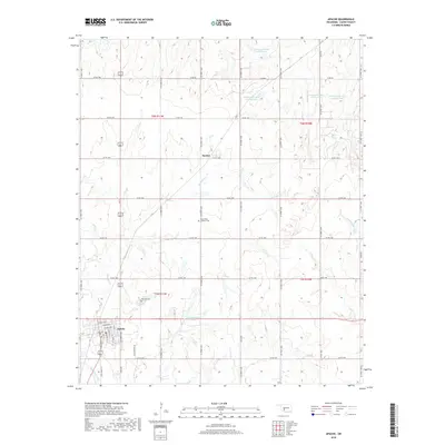 2018 Map of Apache, 2018 Print
