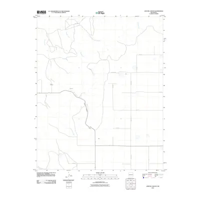 2010 Map of Apache Canyon, 2010 Print