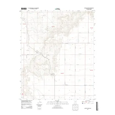 2013 Map of Apache Canyon, 2013 Print